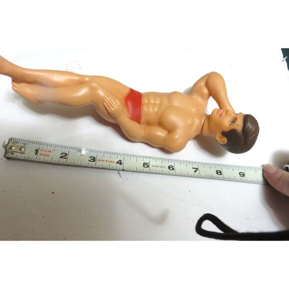 Vintage Bakery Crafts Sexy Ken Beefcake Macho Man Doll Cake Topper - Picture 3 of 3